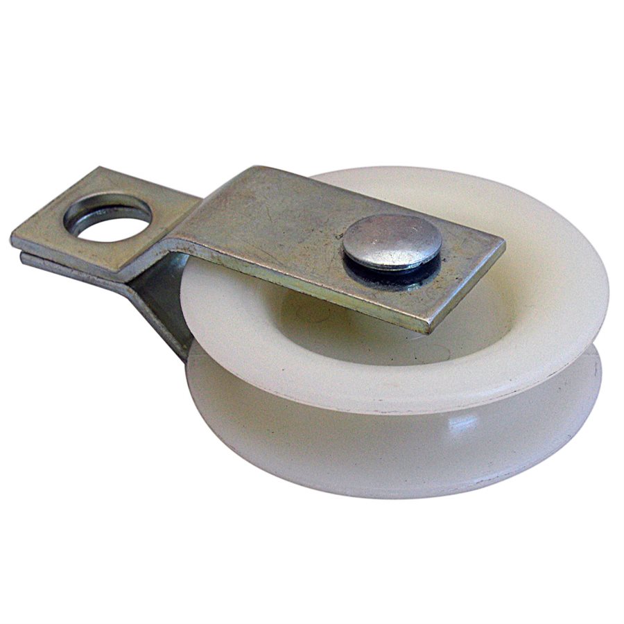 Pulley 1pc Dog Run or Batting Cage Cable System Fiberglass Reinforced Nylon 